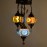 Authentic 4-Piece Ceiling Pendant Chandelier Mosaic Lamp Open Set Sultan